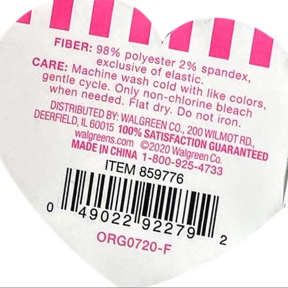 NWT Valentines Day Crew Socks - 2 Pairs - Picture 5 of 6